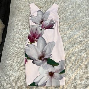 Beautiful flower mini dress